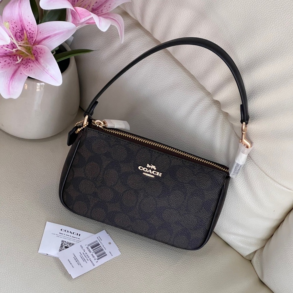 Black and Brown Shoulder Bag